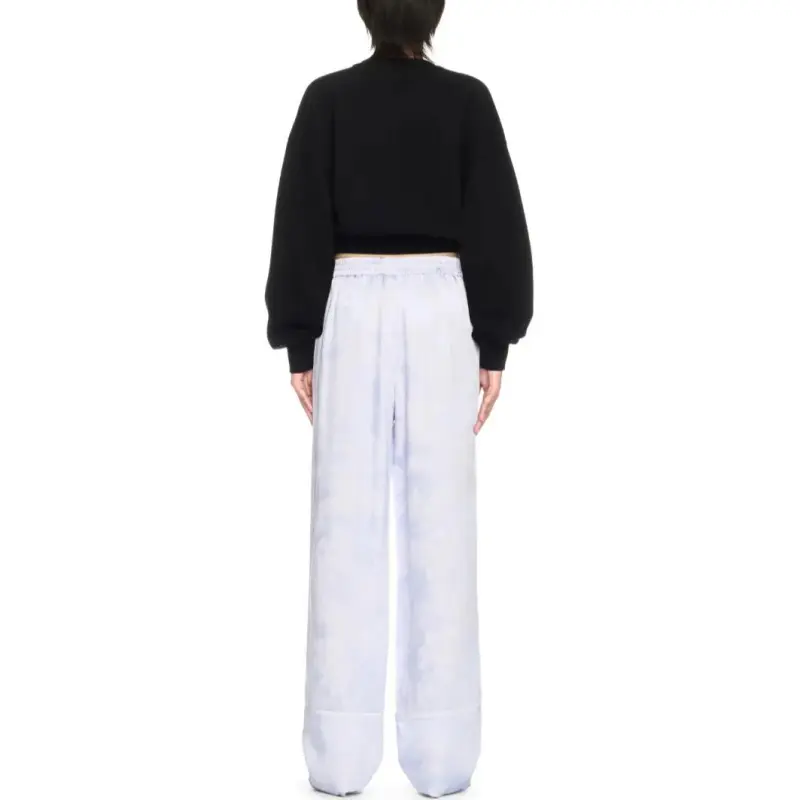 OFF WHITE Logo Embellished Cropped Sweatshirt-2