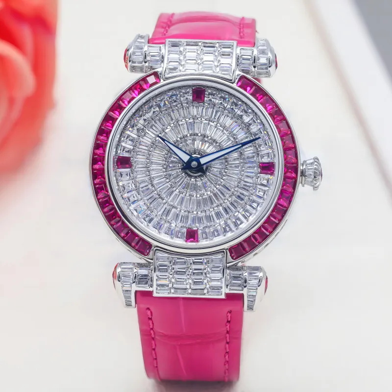 TIELBO Radiant Collection Mechanical Movement Watch Men's Watches White Dial T822-1-2