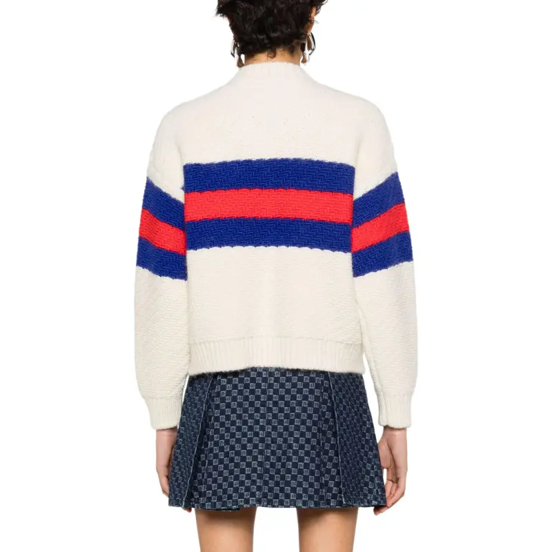 GUCCI Zip-Up Knitted Cardigan-3