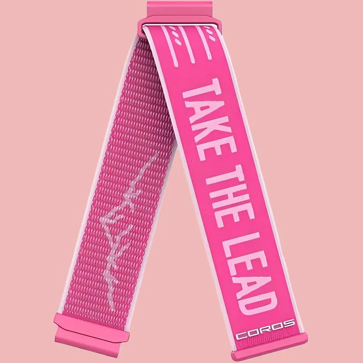 COROS APEX2 Hot Pink Collaboration All Compatibility Watch Band Width 20MM Fabric Material-3
