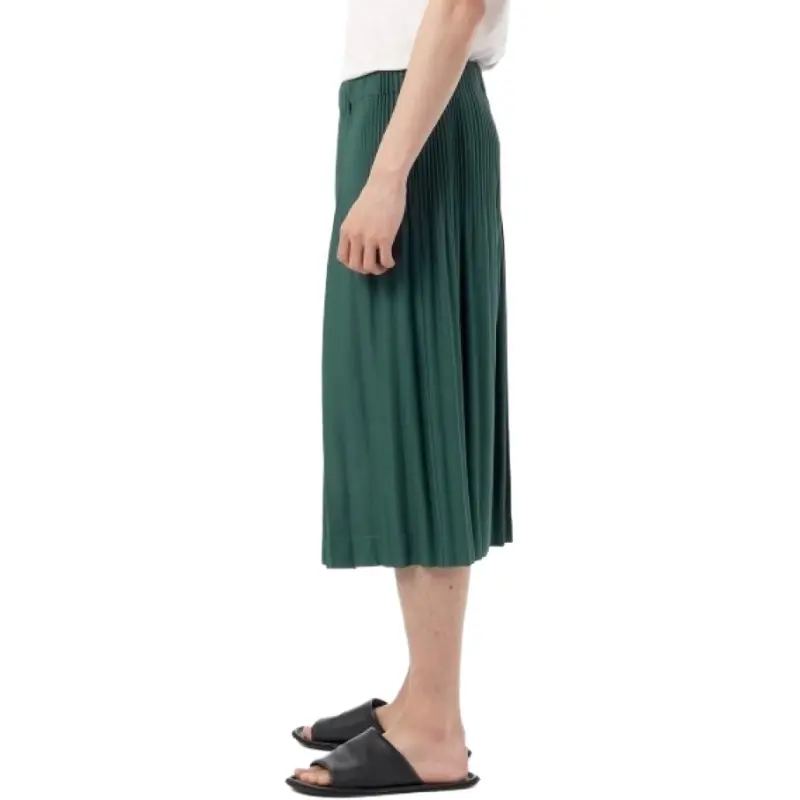 Homme Plissé Issey Miyake Casual Shorts Men's Green-3