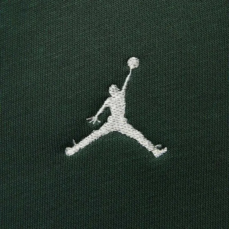 Jordan Brooklyn FleeceOVERSIZED Sweatshirt Men's Fir Green/Sail White-3