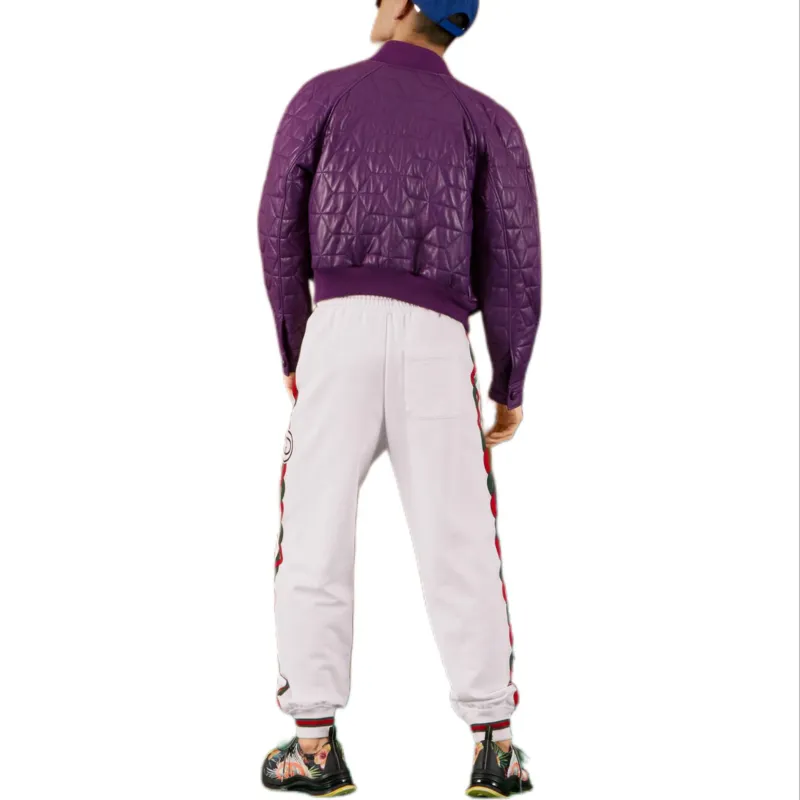GUCCI Love Parade SS22 Knitted Sports Pants Men's White-2