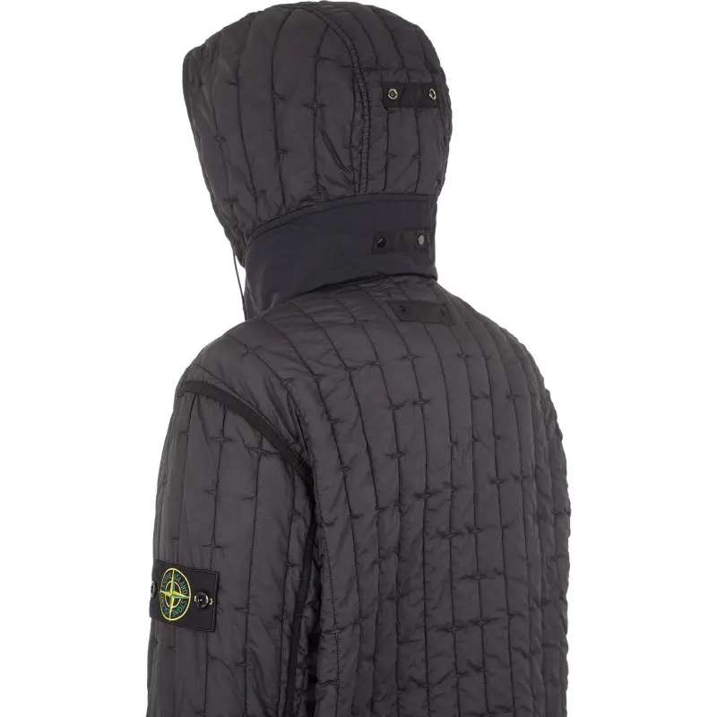 STONE ISLAND Compass badge Quilted Jacket-4