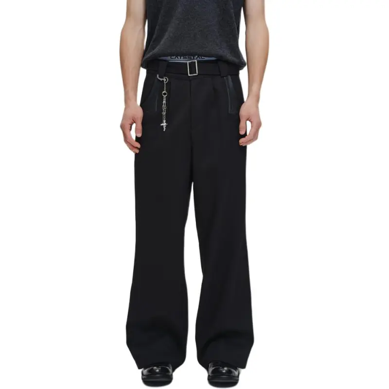 CATSSTAC Casual Pants Unisex Black-2