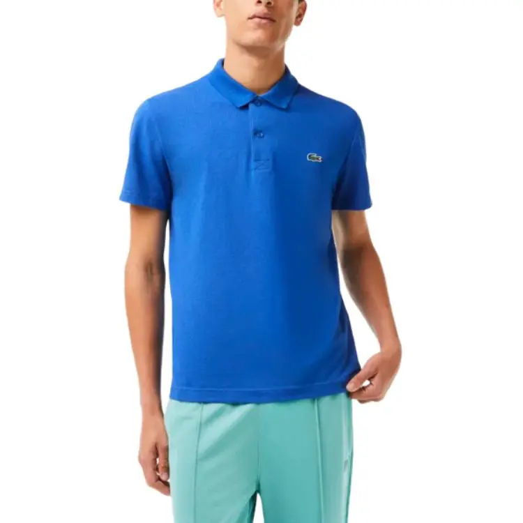 LACOSTE Logo Embroidered Short Sleeved Polo Shirt-2