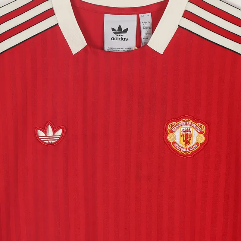 Adidas Free Shipping With AdiClub Manchester United Terrace Icons Jersey Gender Neutral-2