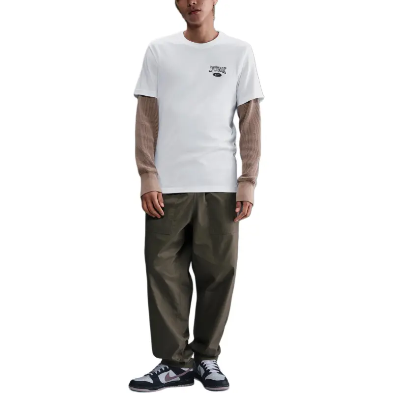 Nike Dunk AS U NSW TEE OC PK B LBR T Shirt Men's White-3