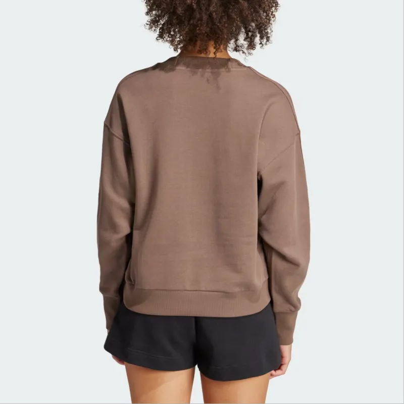 Adidas Free Shipping With AdiClub All Szn French Terry 3 Stripes Loose Sweatshirt-3