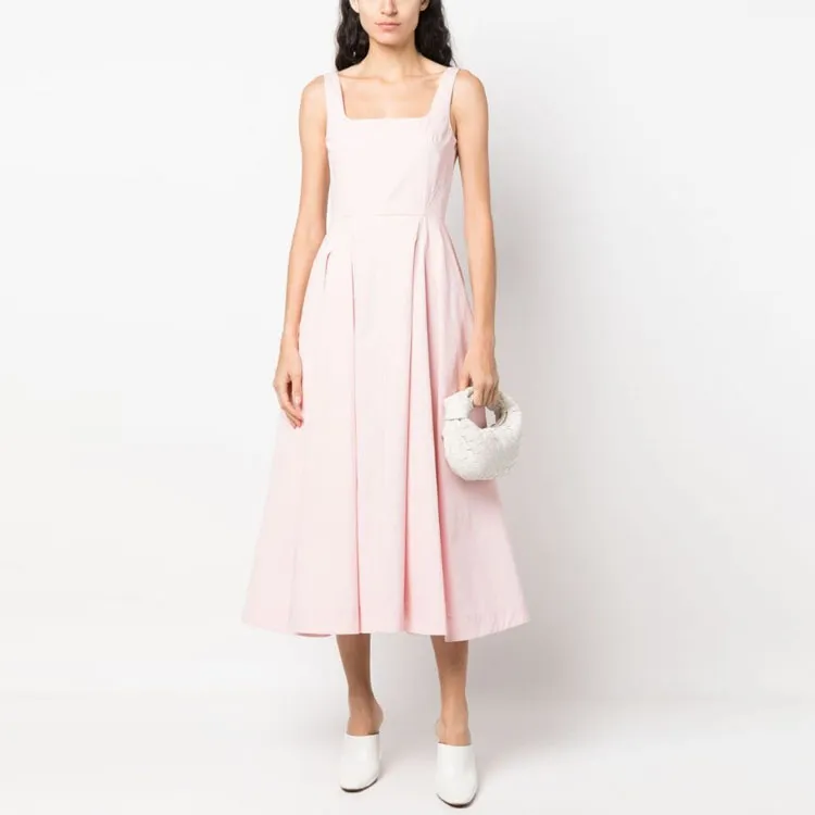 SportMax Sleeveless Dresses Women's Pink-1