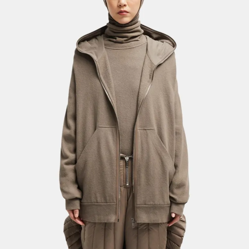 Rick Owens X MONCLER GENIUS RICK OWENS Co brand Sweatshirts Unisex Taupe-4