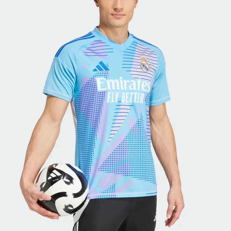 Adidas Soccer Jersey Men's Blue-4