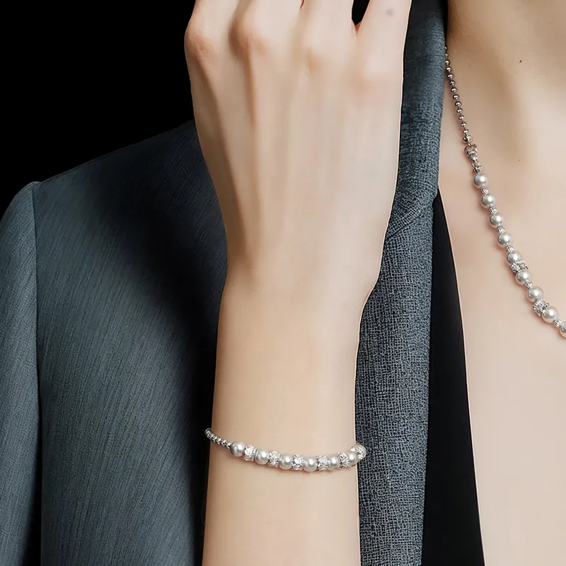 ERYU S925 Silver Bracelets Women's Silver-2