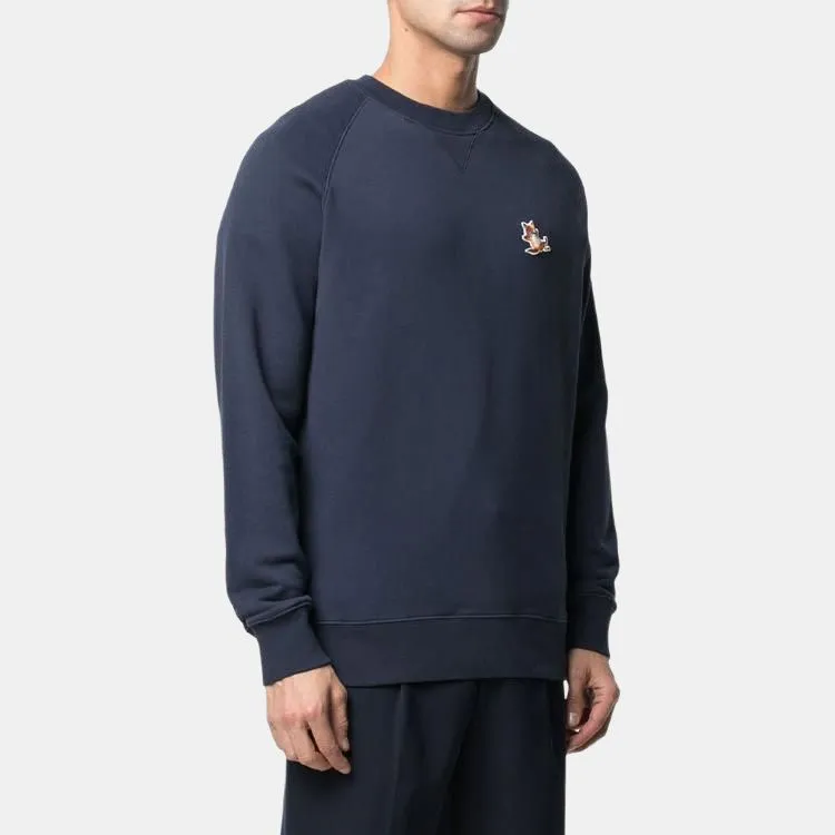 Maison Kitsune Chillax Fox Patch Classic Sweatshirt-1