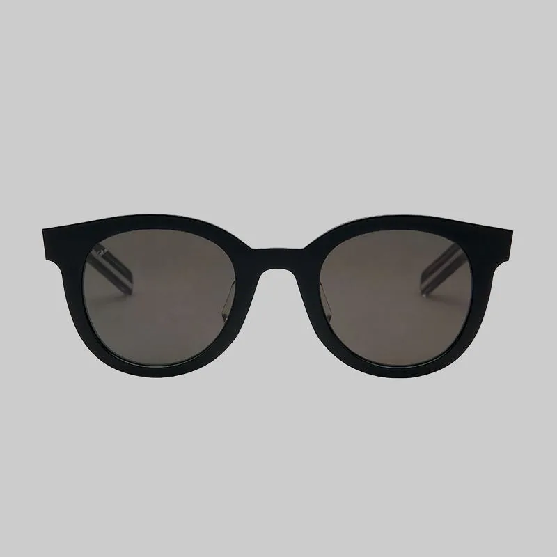 Fakeme Plate Frame Round Sunglasses Unisex-1