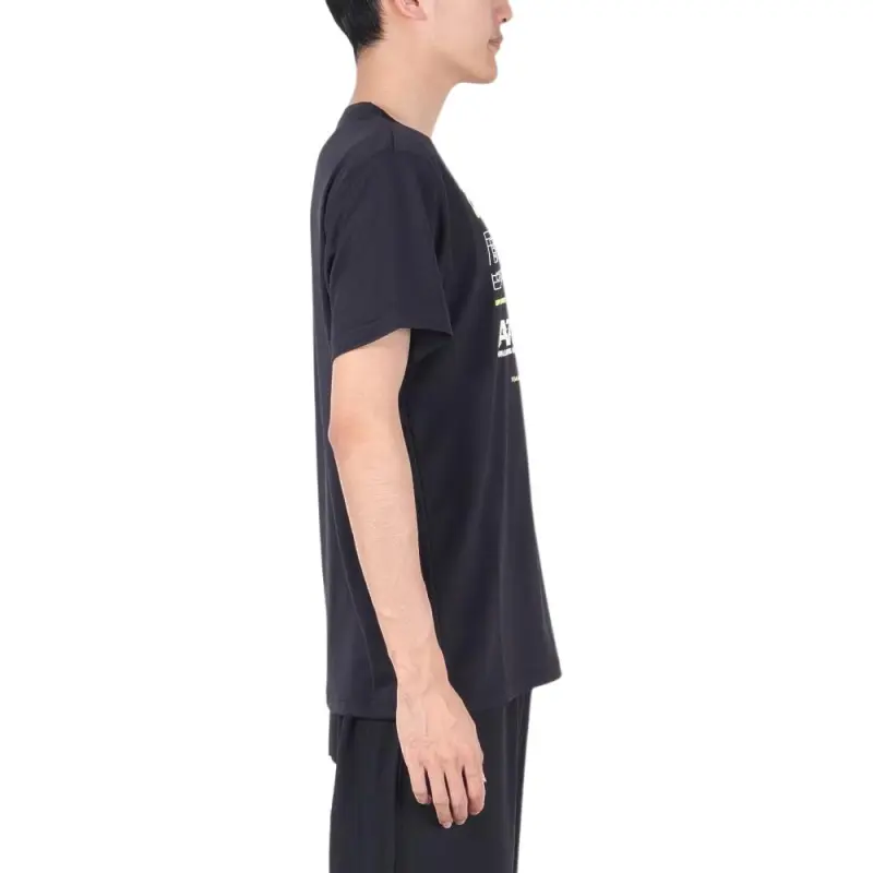 Asics T Shirts Men Black-3