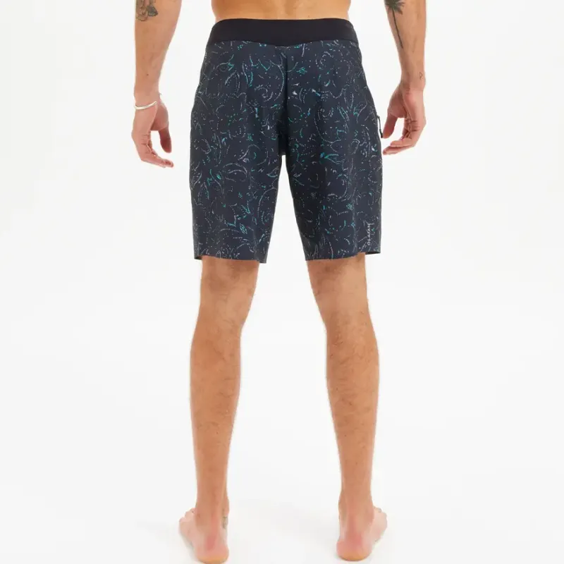 DECATHLON x JEYKILL OLAIAN Surf Boardshort Standard 900 Beach Shorts Men's Black-2