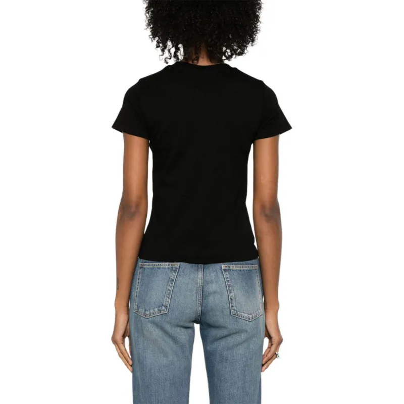 Alexander McQueen Skull Embroidered Crewneck T Shirt-2