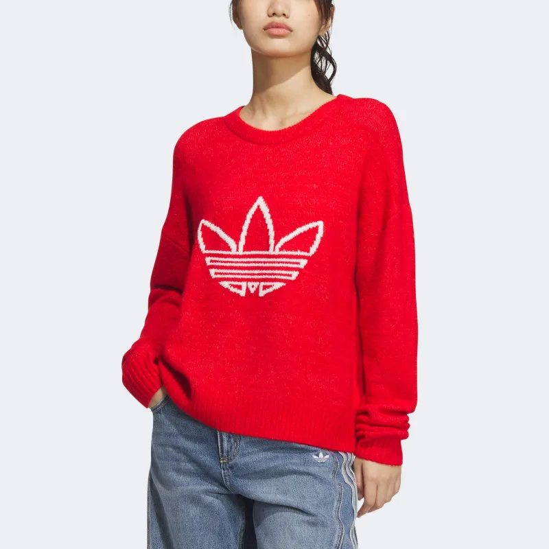 Adidas Originals AW24 Sweater Women's Light Scarlet-2