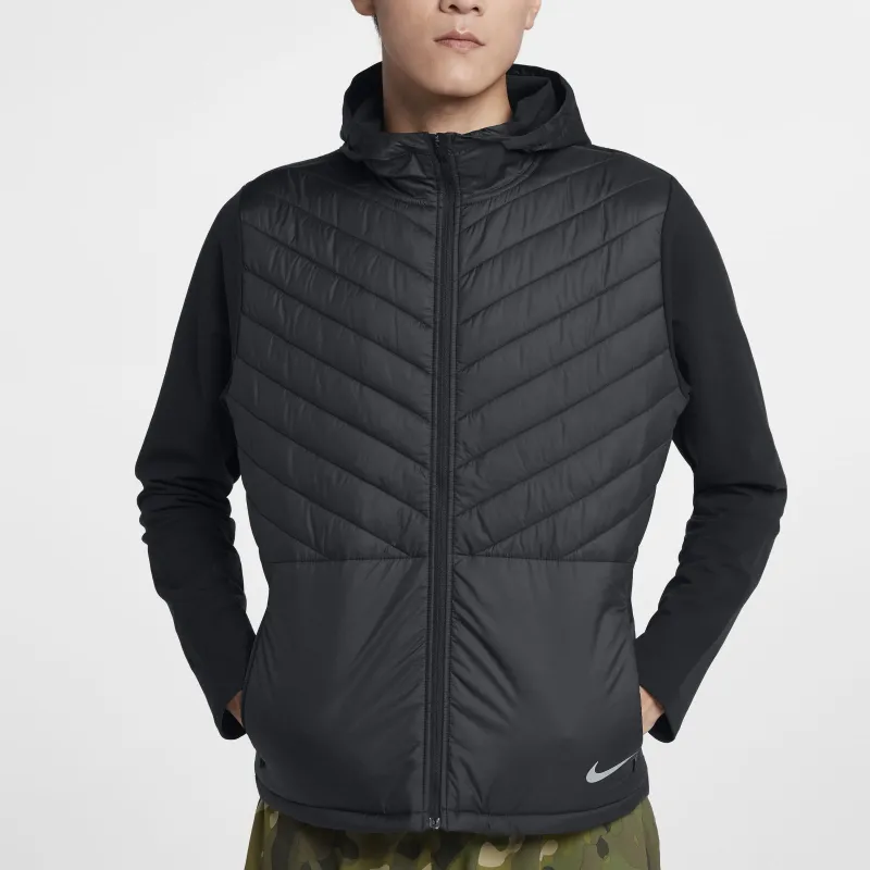 Nike Puffer Jackets Men Black-2