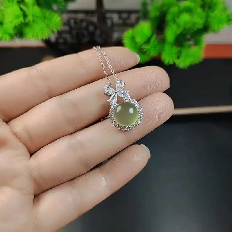 Gifts Chalcedony Necklaces Women's-7