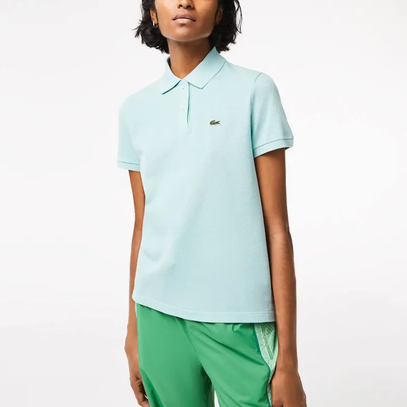 LACOSTE Polo Shirts Women's Turquoise-2