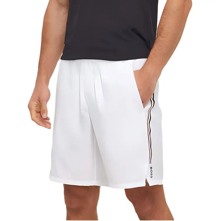 HUGO BOSS Side stripe Logo print Track Shorts-2