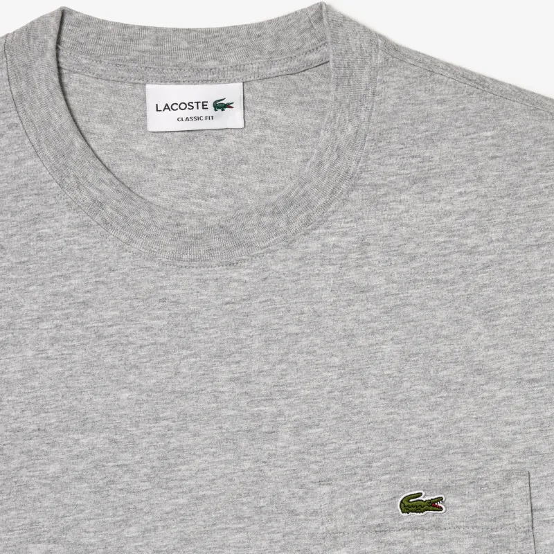 LACOSTE T Shirts Men Gray-3