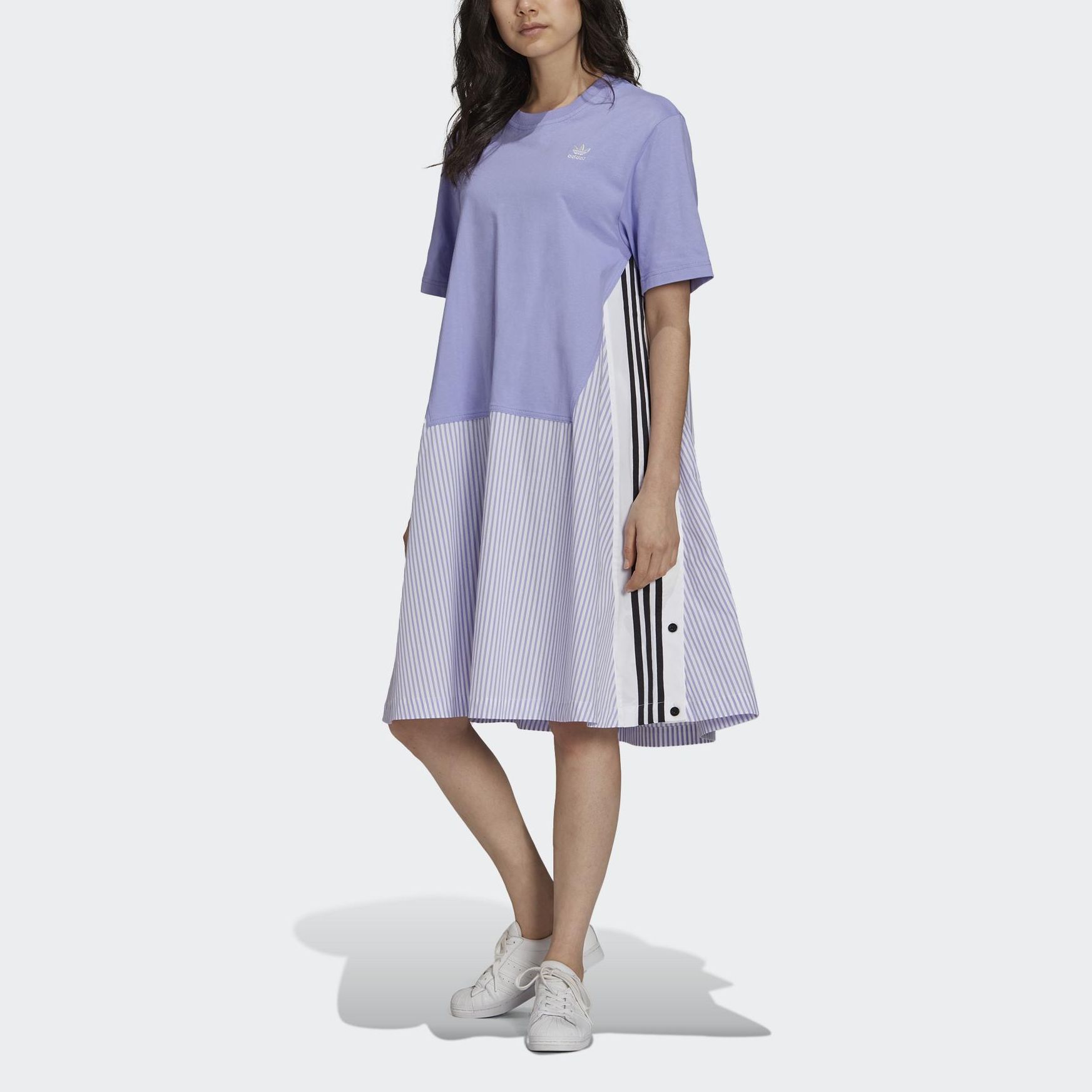 ☆Adidas☆Originals Shirt Dress Purple adidas Originals Women's Violet T-Shirt Dress - Bash.com
