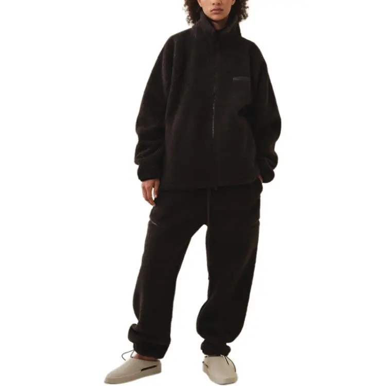 Fear Of God Essentials Polar Fleece Full Zip Jacket-2