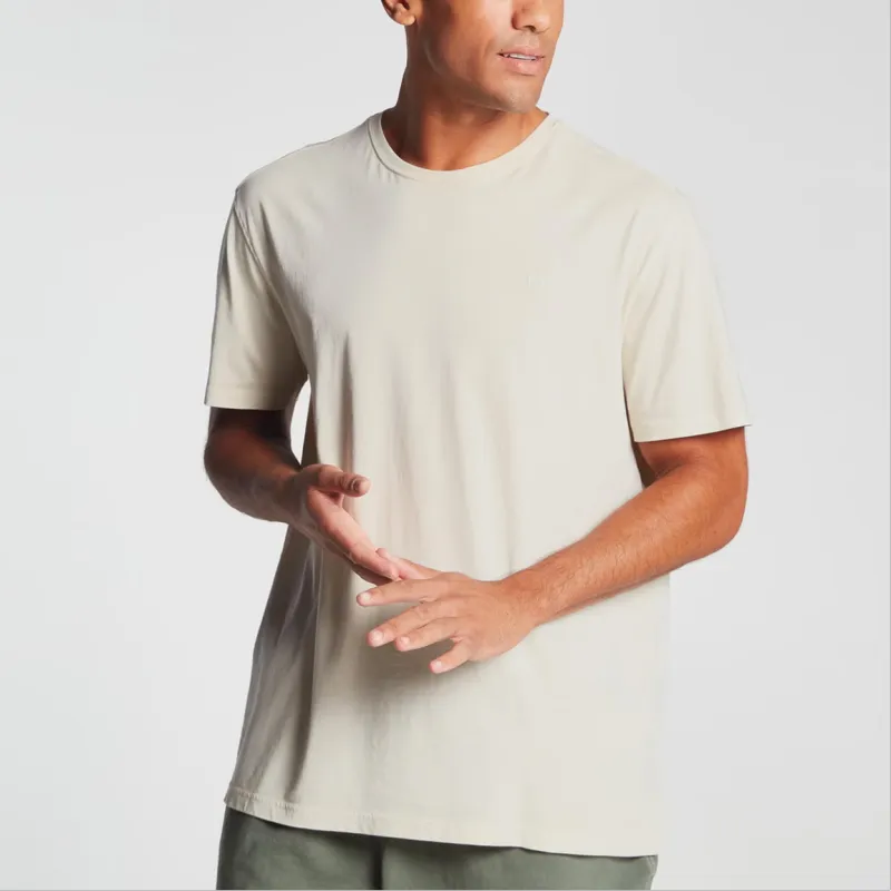 Adidas T Shirts Men Beige-5