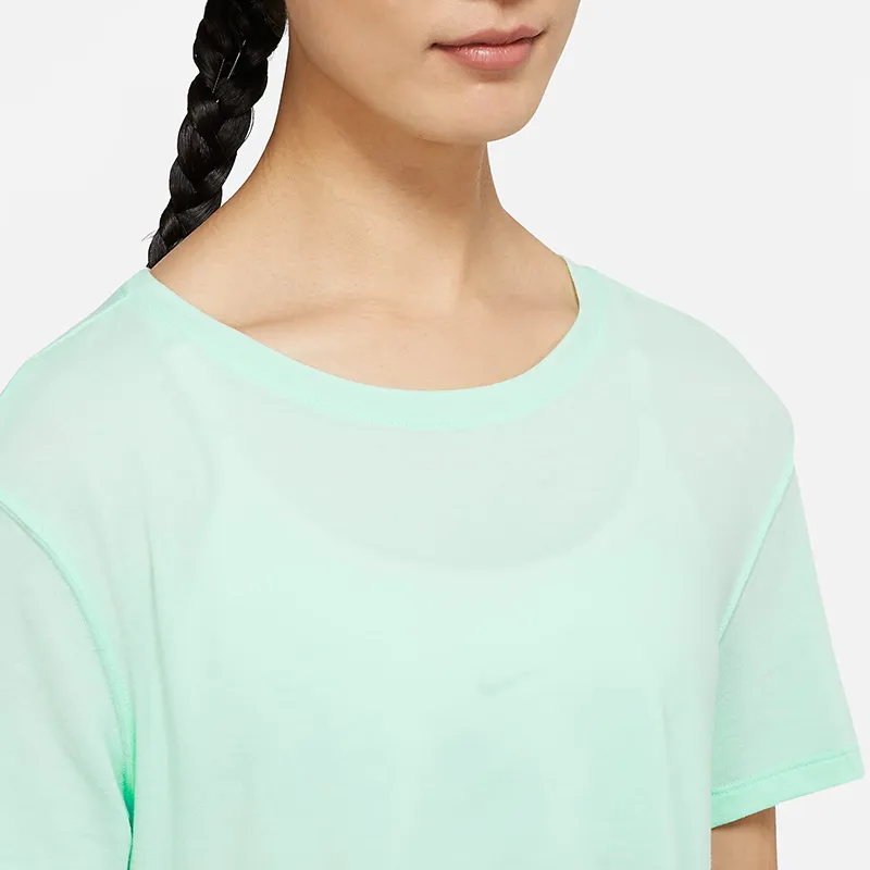 Nike Crop Tops Women's Green-3