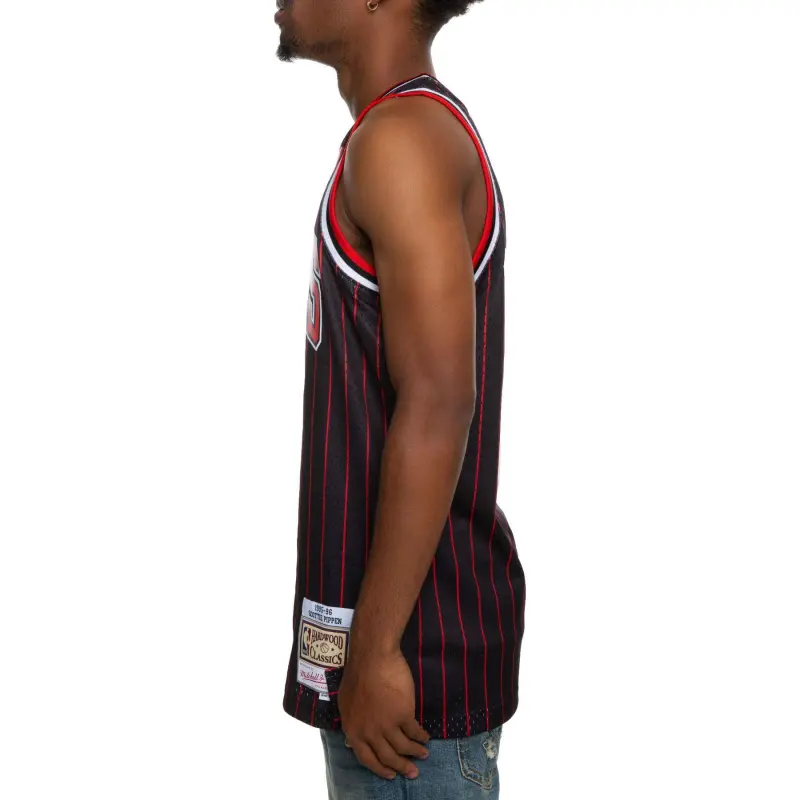 Mitchell & Ness Chicago Bulls Alternate 1995 96 Scottie Pippen Swingman Jersey-4