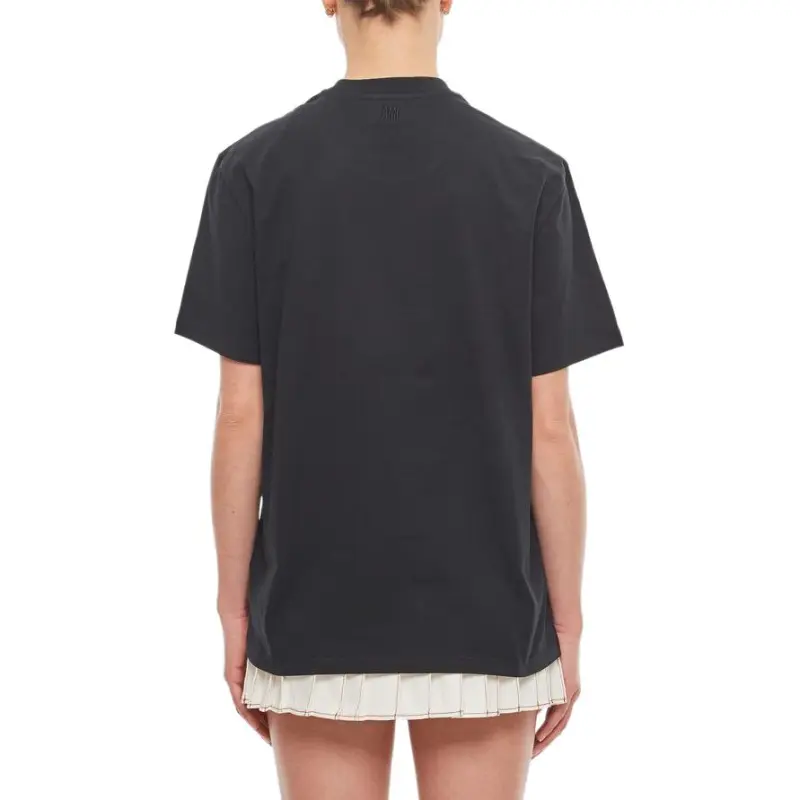 AMIPARIS Paris Ami De Coeur Logo Detailed T Shirt-4