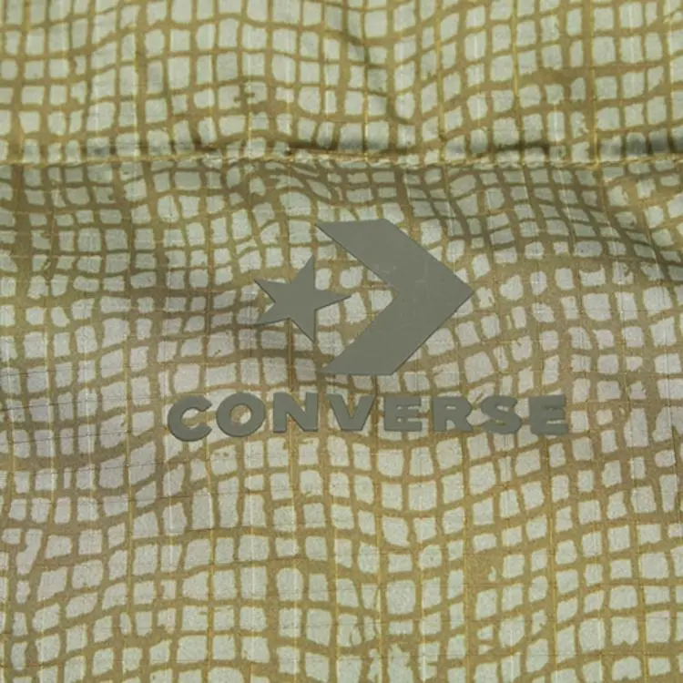 Converse Printed Down Down Jacket Men's Grass Green-2