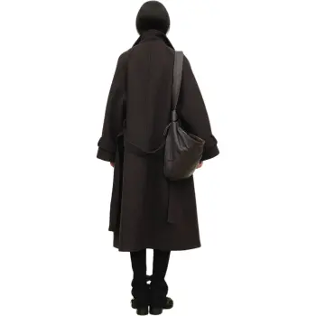 SUPERSCAPE Coats Women's Brown Black Twill