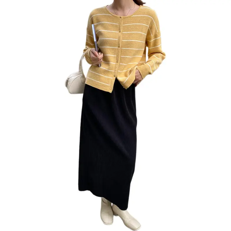 ONE SHALLOW Casual Long Skirt Women's-6
