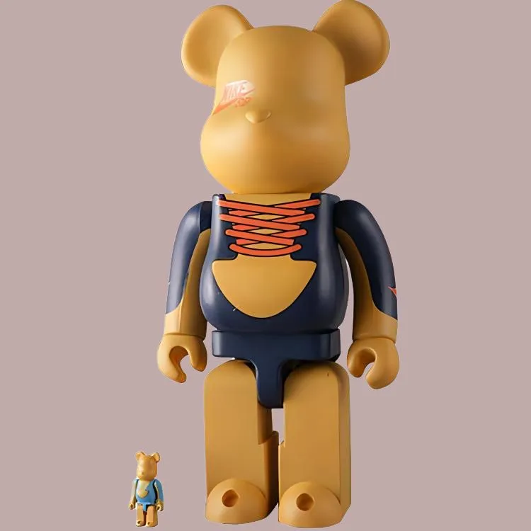 Bearbrick X Nike Three Bearbrick 50% & Yellow-3