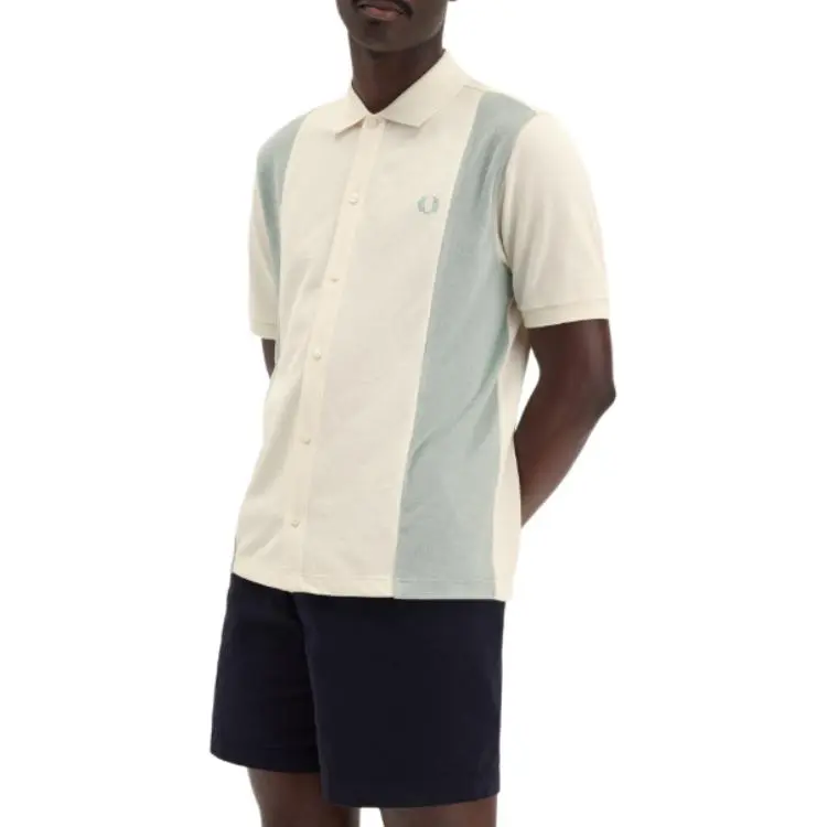 FRED PERRY SS25 Polo Shirt Men's Beige-3