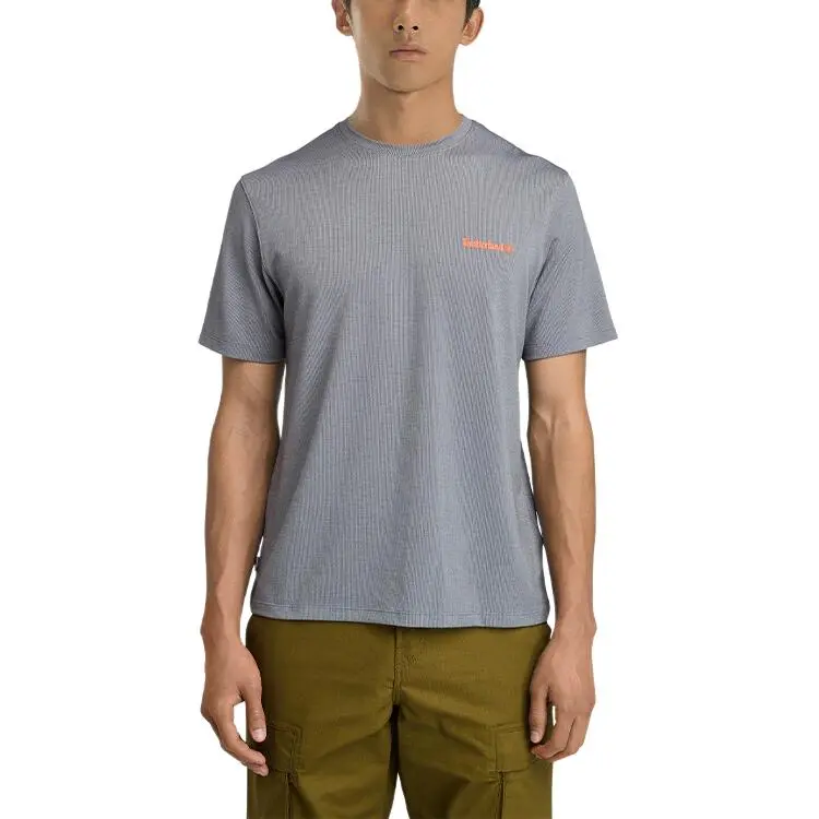 Timberland T Shirt Men's Gray Blue-1