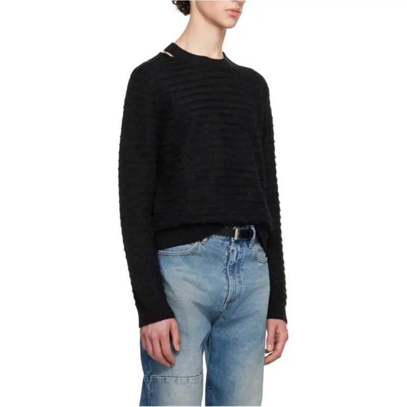 MM6 Maison Margiela Sweater Men's Black-4