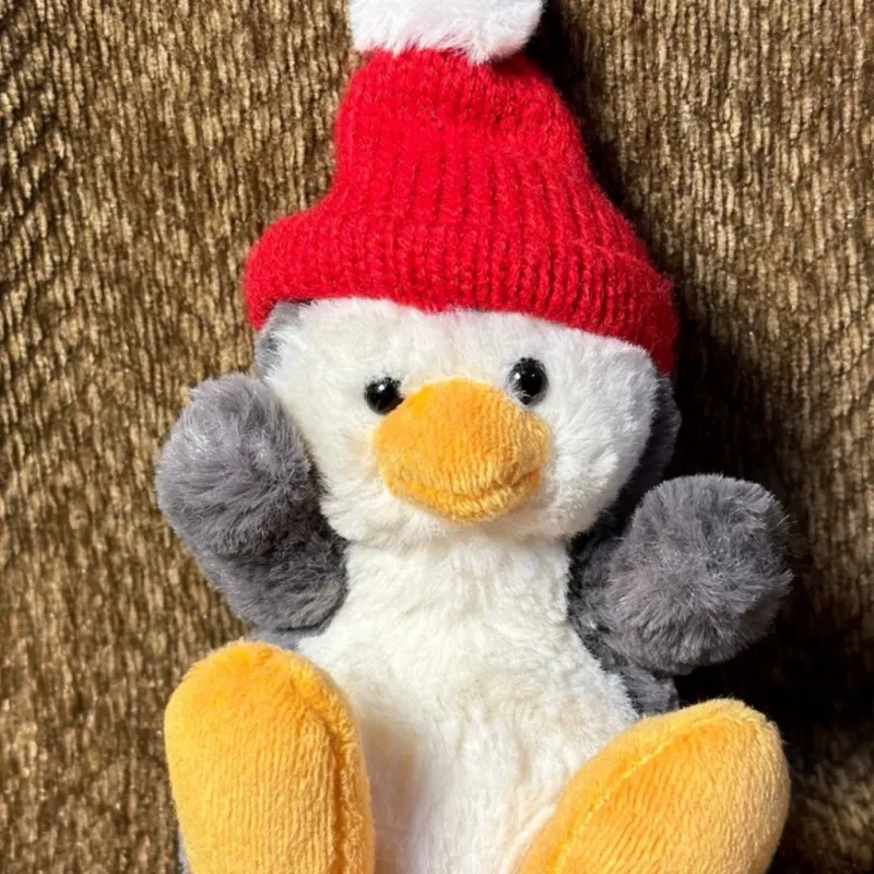 JELLYCAT Pocket Christmas Penguin Dolls Plush Doll-3