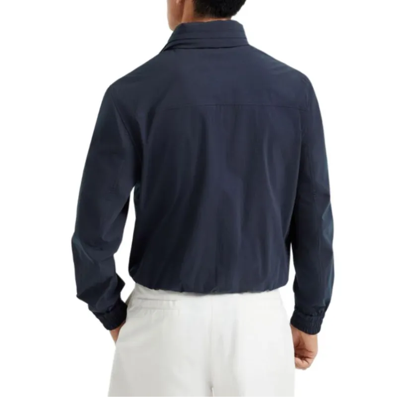 Brunello Cucinelli High Neck Zip Up Bomber Jacket-2
