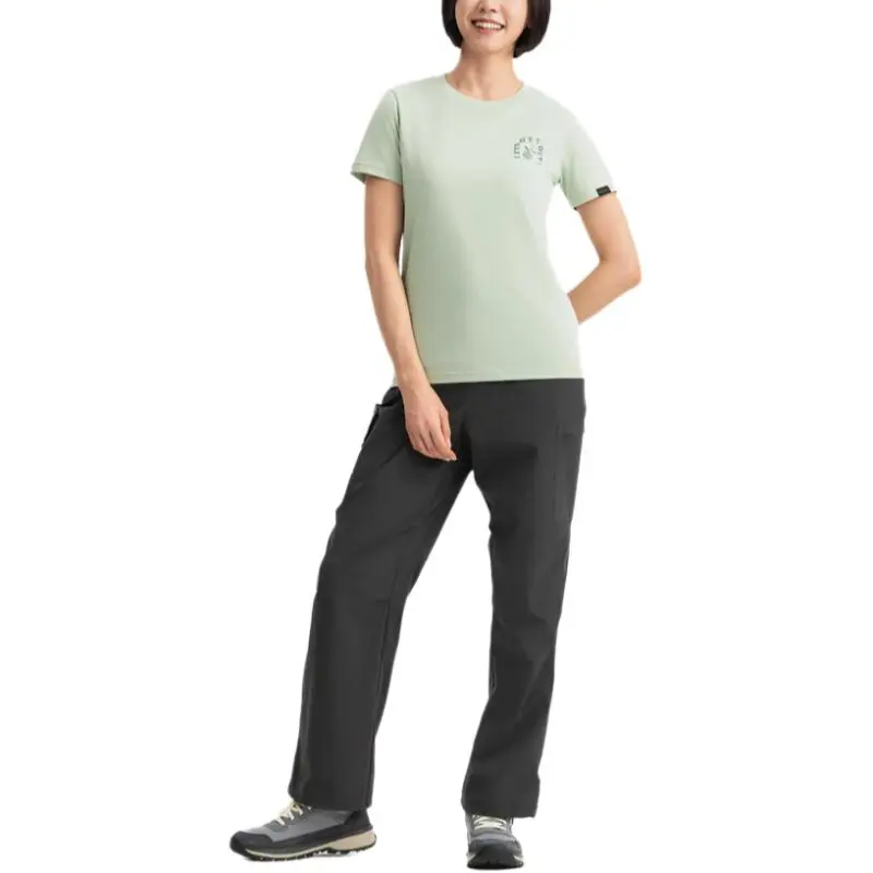 DECATHLON T Shirt Women's Almond Green-4