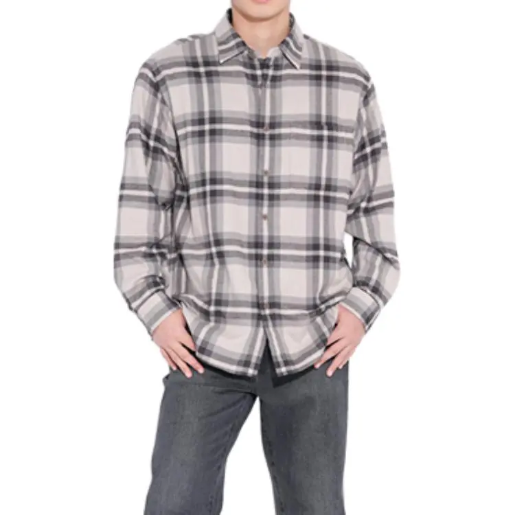 Jw Anderson X UNIQLO JWANDERSON Co brand Shirts Unisex 02 Light Gray-3