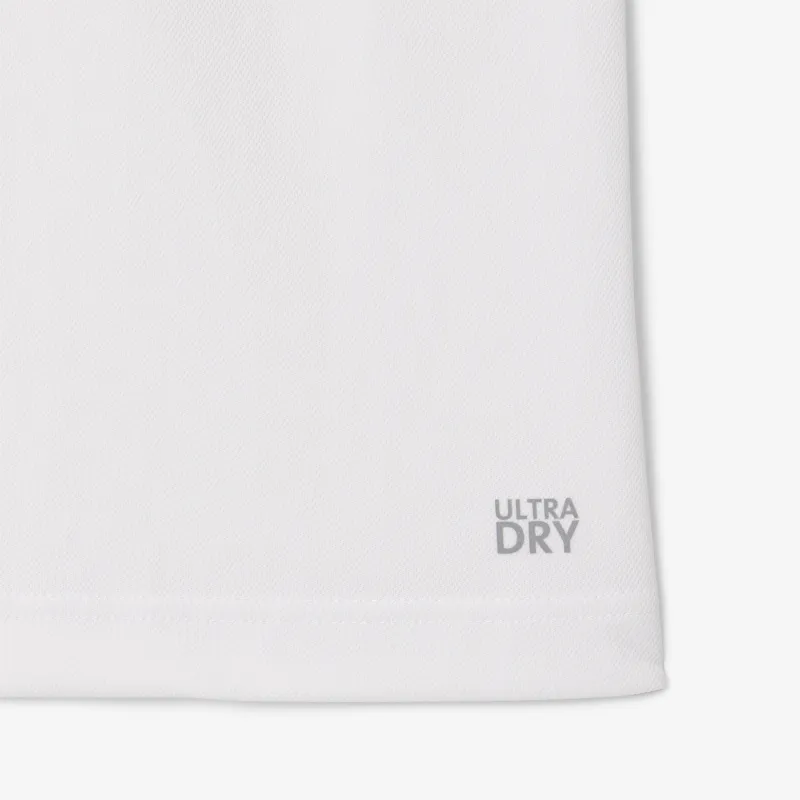 LACOSTE Polo Shirt Men's White/Blue-4