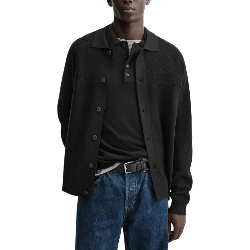 ZARA Knitwear Men Black-2