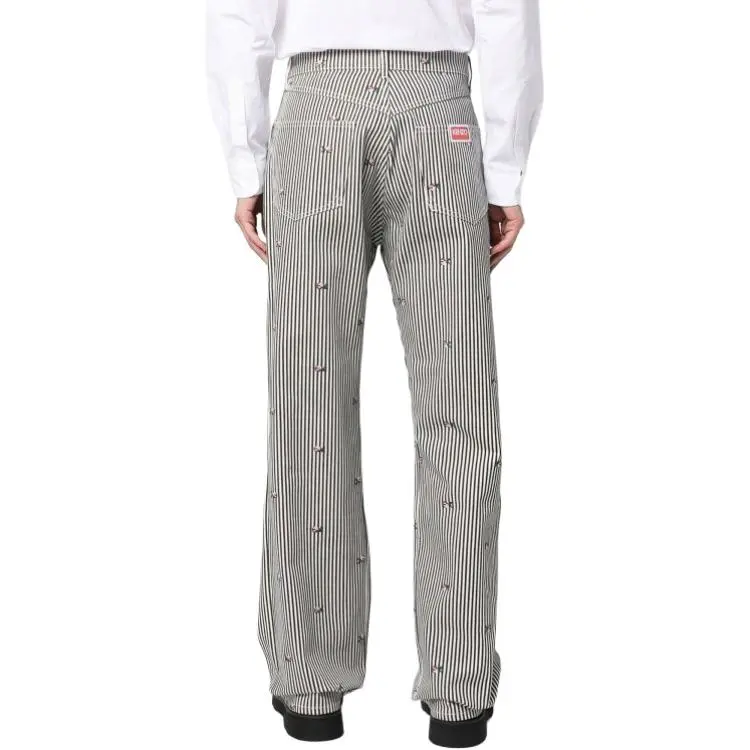 KENZO Floral print Straight leg Jeans-4