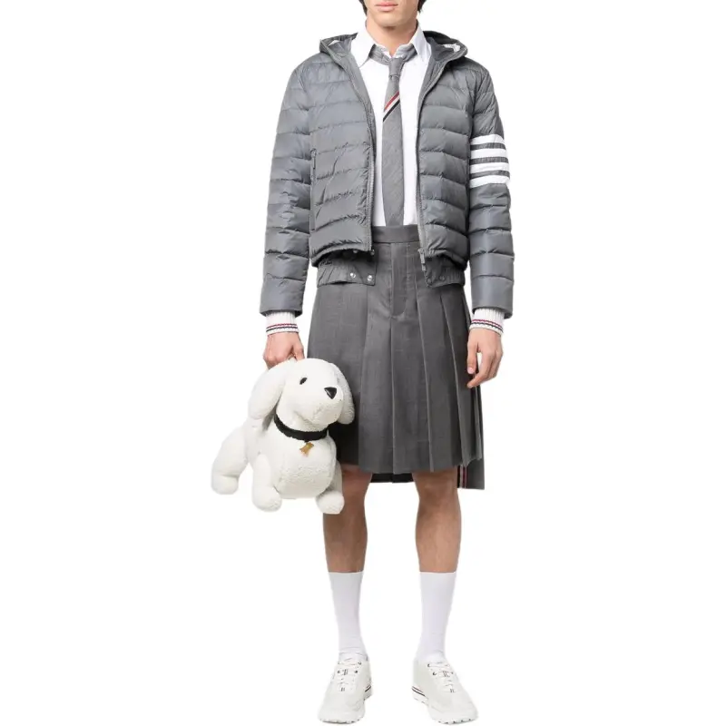THOM BROWNE 4 Bar Padded Jacket-2