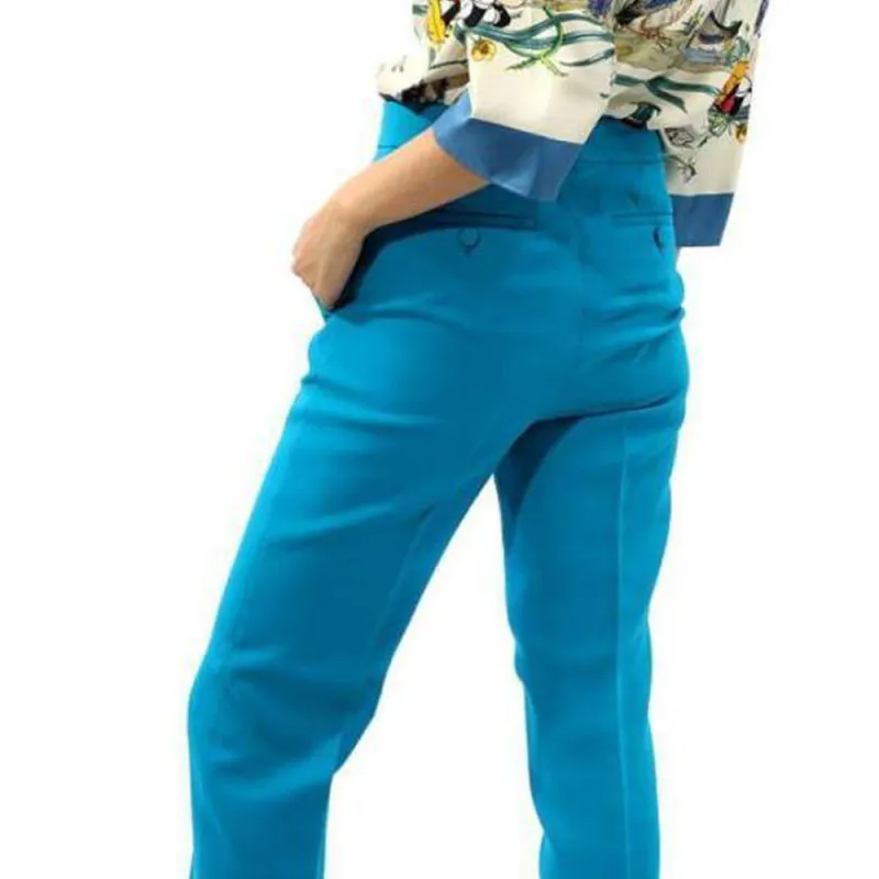 GUCCI Suit Trousers Women's Blue-4